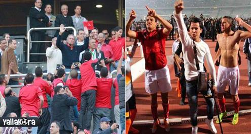 كاميرا يالاكورة ترصد.. رقص جمال "بالعكاز".. وتحية جوزيه في احتفالات الأهلي بالكونفيدرالية